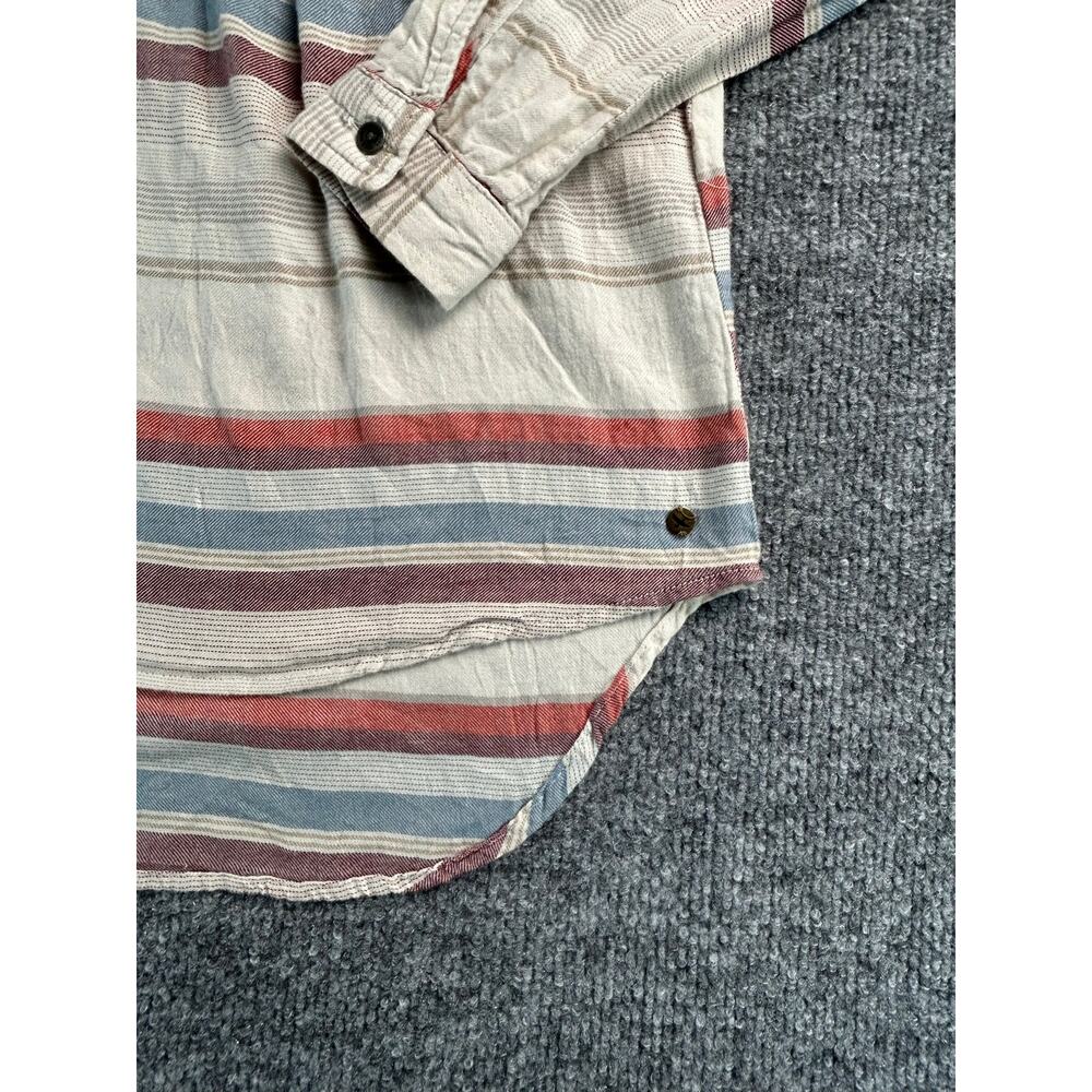 Eddie Bauer Women's XS Striped Henley Shirt Long Sleeve Lightweight Pullover Top - Picture 5 of 8